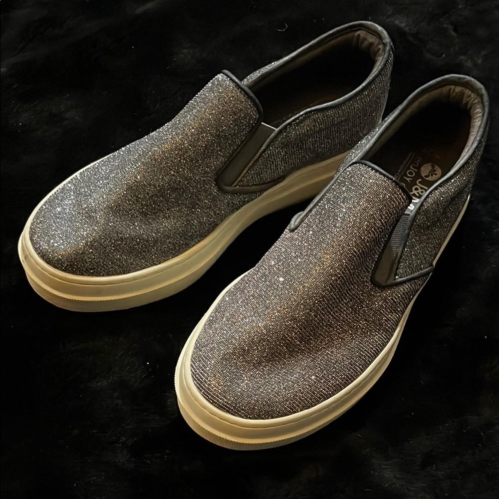 Joy&Mario Sparkly Slip-On Sneakers
